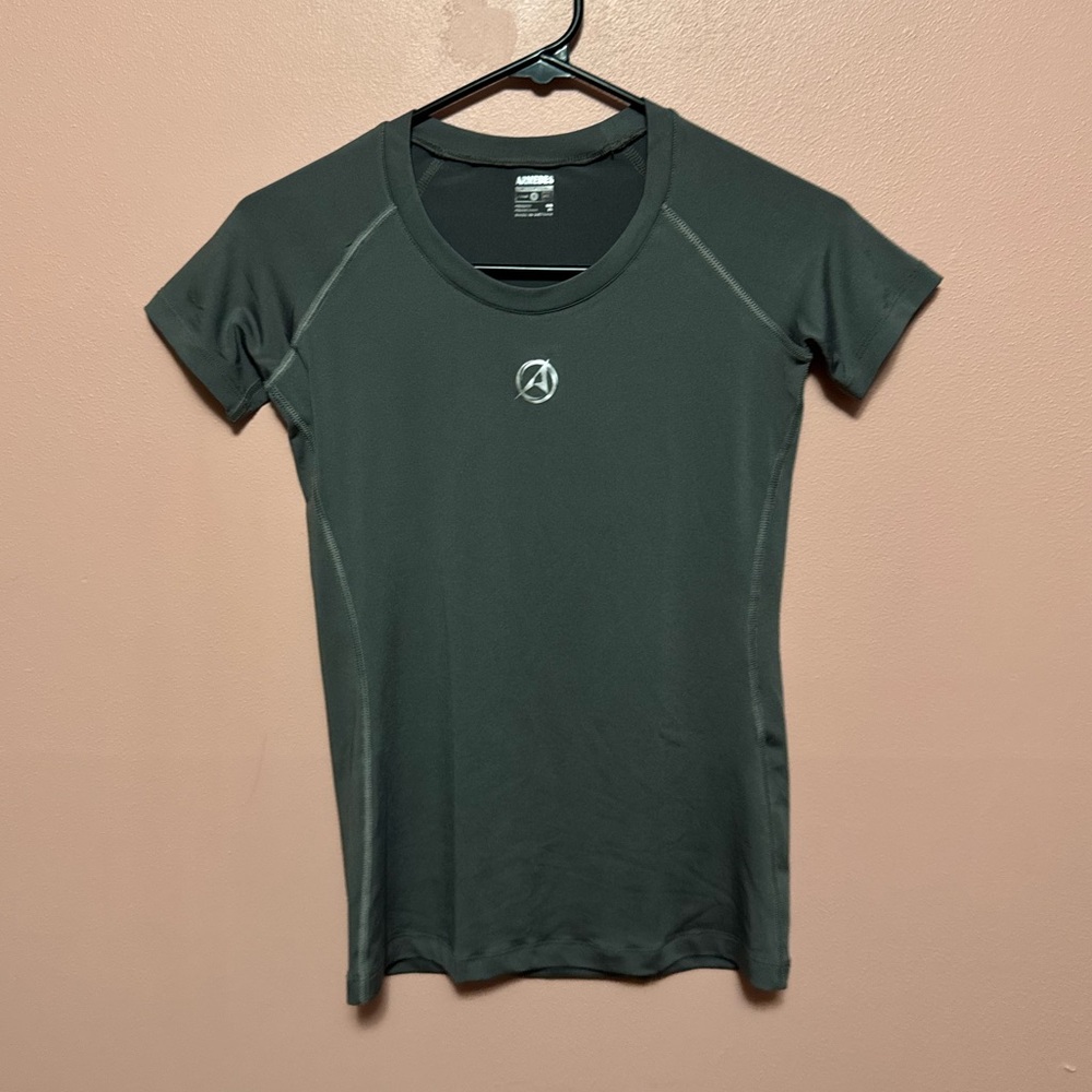Women's Dark Green Short Sleeve Tee